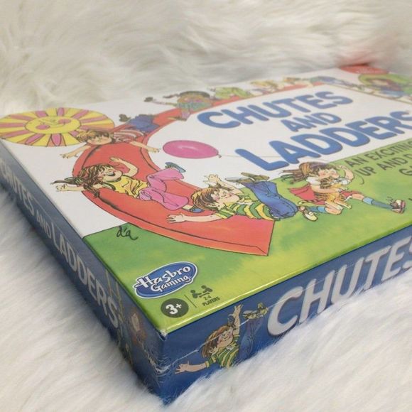Hasbro Toys Chutes And Ladders Classic Board Game 97s Edition